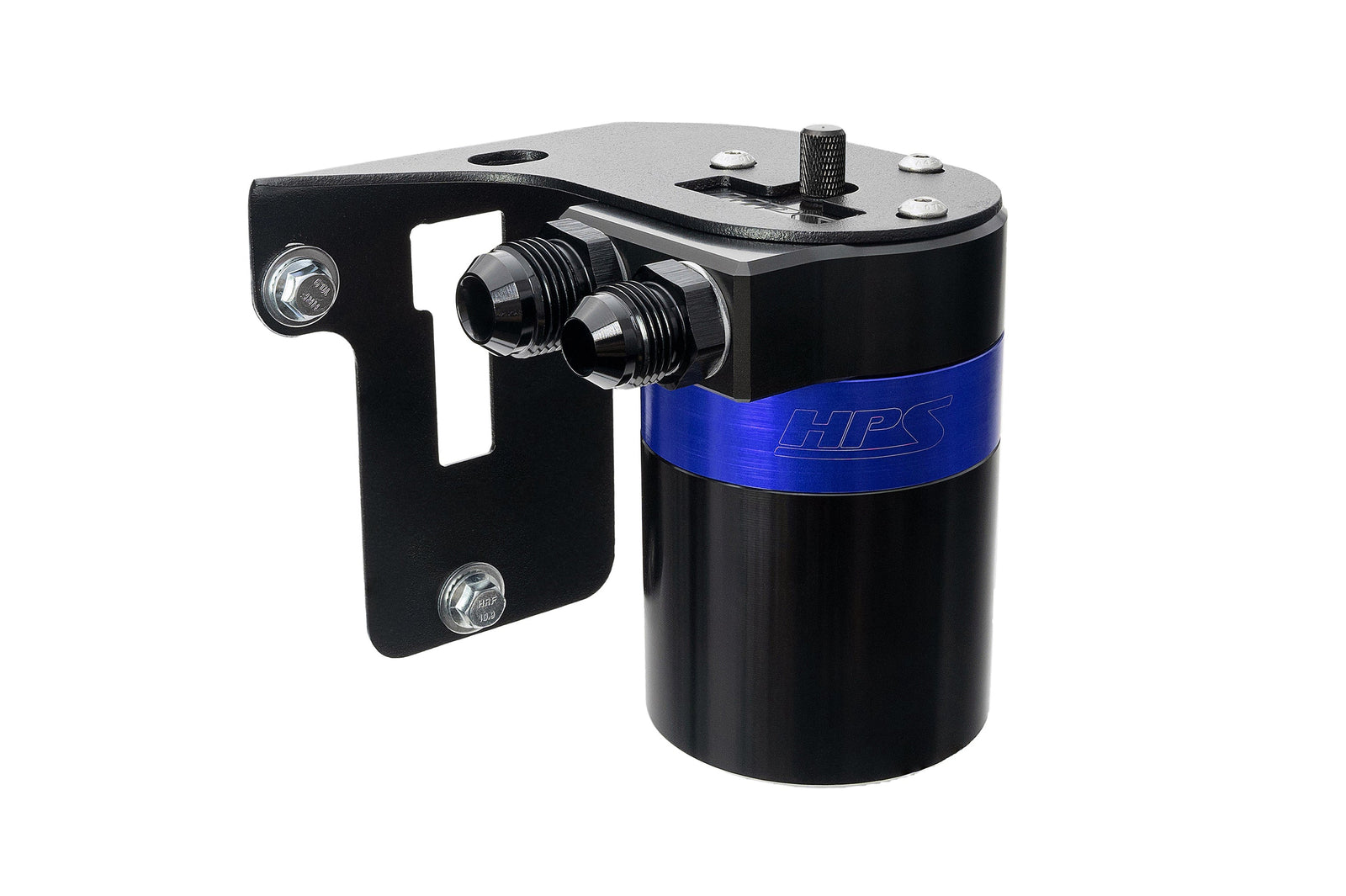 HPS-860-007BL HPS Blue 147ML Oil Catch Can Tank Mount Bracket For 15-21 Subaru WRX 2.0L Turbo