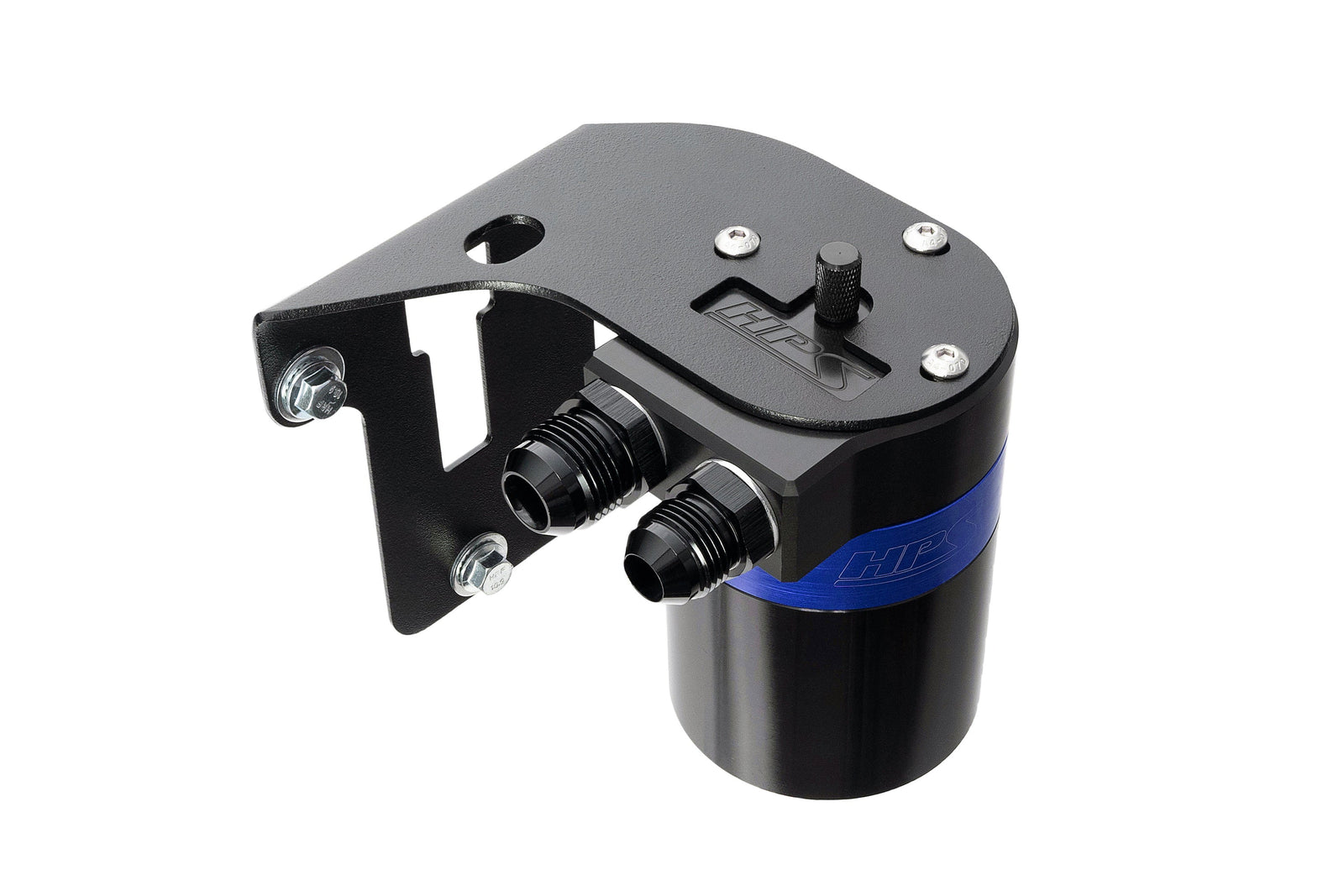 HPS-860-007BL HPS Blue 147ML Oil Catch Can Tank Mount Bracket For 15-21 Subaru WRX 2.0L Turbo