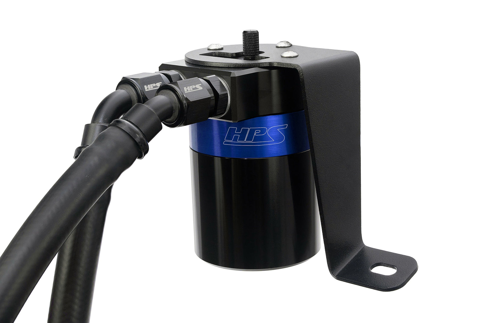 HPS-860-008BL HPS Blue Oil Catch Can Tank Mount Bracket For 15-21 Subaru WRX STI 2.5L Turbo VA