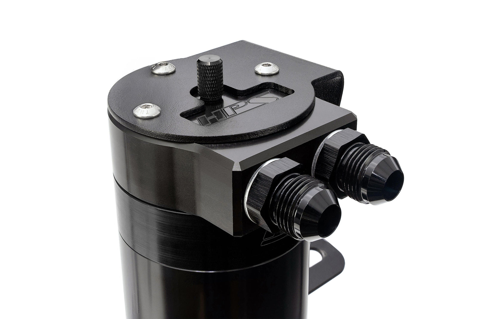 HPS-860-008WB HPS Black Oil Catch Can Tank Mount Bracket For 15-21 Subaru WRX STI 2.5L Turbo