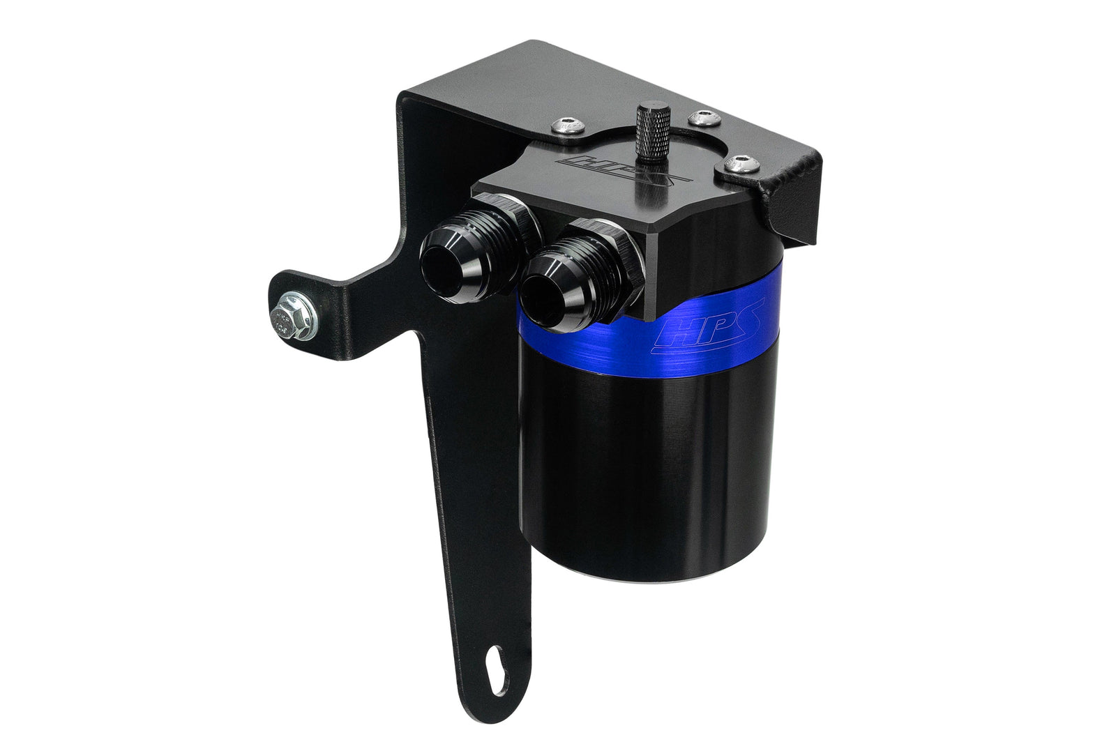 HPS-860-009BL HPS Blue 147ML Oil Catch Can Tank Mount Bracket For 22-24 Subaru WRX 2.4L Turbo