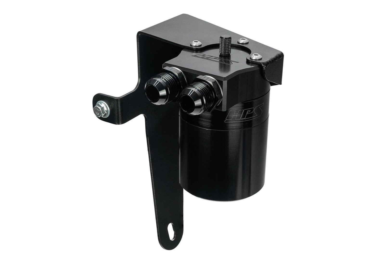 HPS-860-009WB HPS Black 147ML Oil Catch Can Tank Mount Bracket For 22-24 Subaru WRX 2.4L Turbo