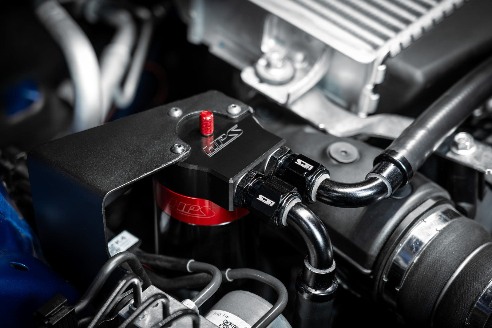 HPS-860-009 HPS 147ML Oil Catch Tank w/Mount Bracket For 22-24 Subaru WRX 2.4L Turbo (VB)