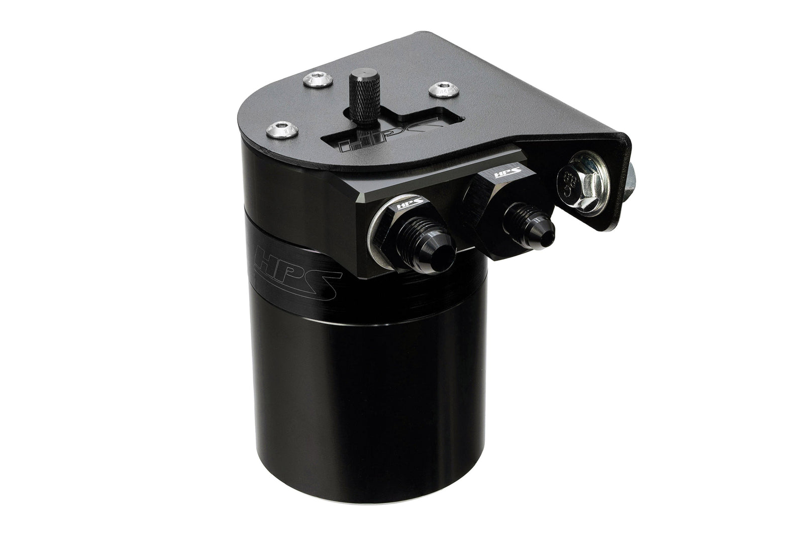 HPS-860-010WB HPS Black 147ML Oil Catch Can Tank Mount Bracket For 10-24 Toyota 4Runner 4.0 V6