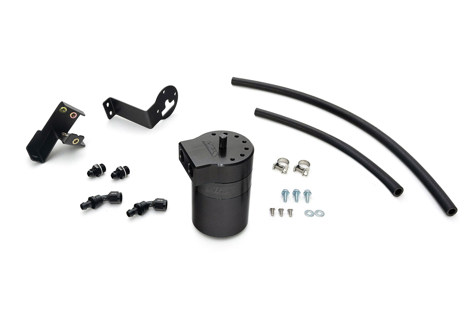 HPS-860-012WB HPS Black 147ML Oil Catch Can Tank Mount Bracket For 04-08 Acura TSX 2.4L CL9