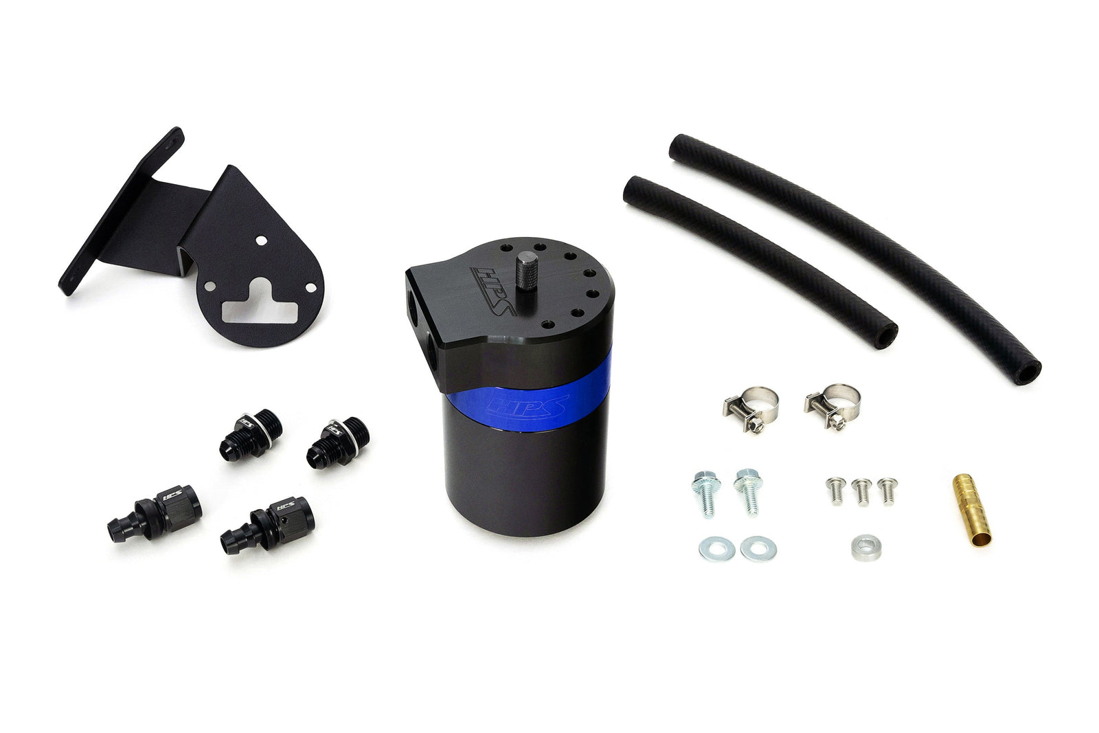 HPS-860-013BL HPS Blue 147ML Oil Catch Can Tank Mount Bracket For 09-14 Acura TSX 2.4L CU2