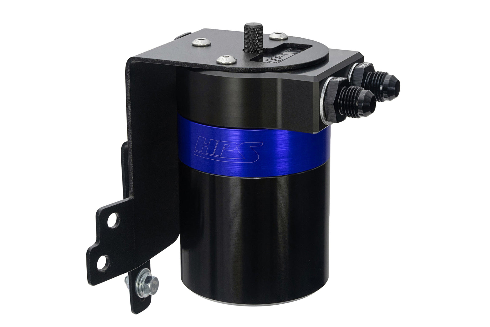 HPS-860-014BL HPS Blue 147ML Oil Catch Can Tank Mount Bracket For 22+ Acura MDX Type-S 3.0
