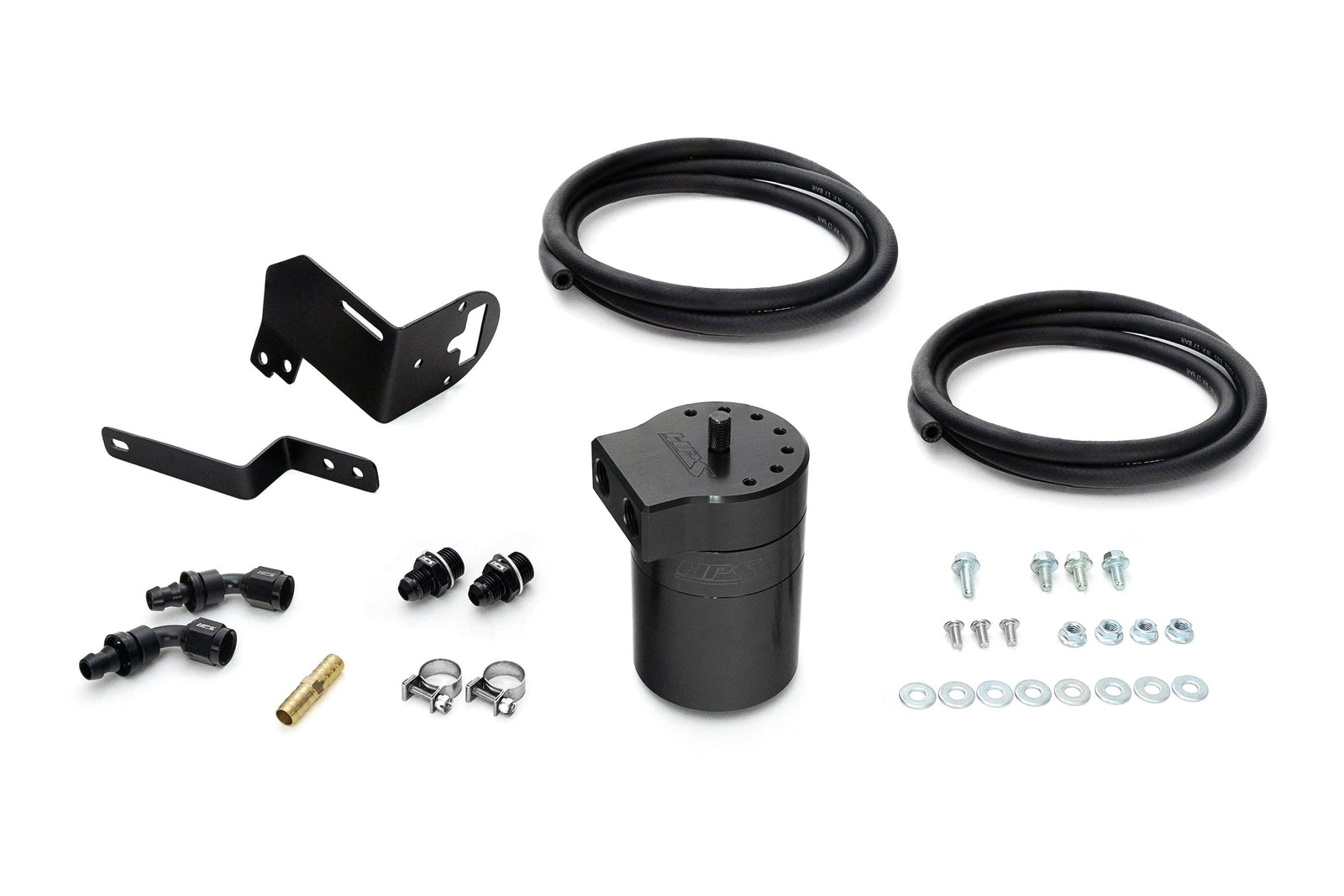 HPS-860-014WB HPS Black 147ML Oil Catch Can Tank Mount Bracket For 22+ Acura MDX Type-S 3.0