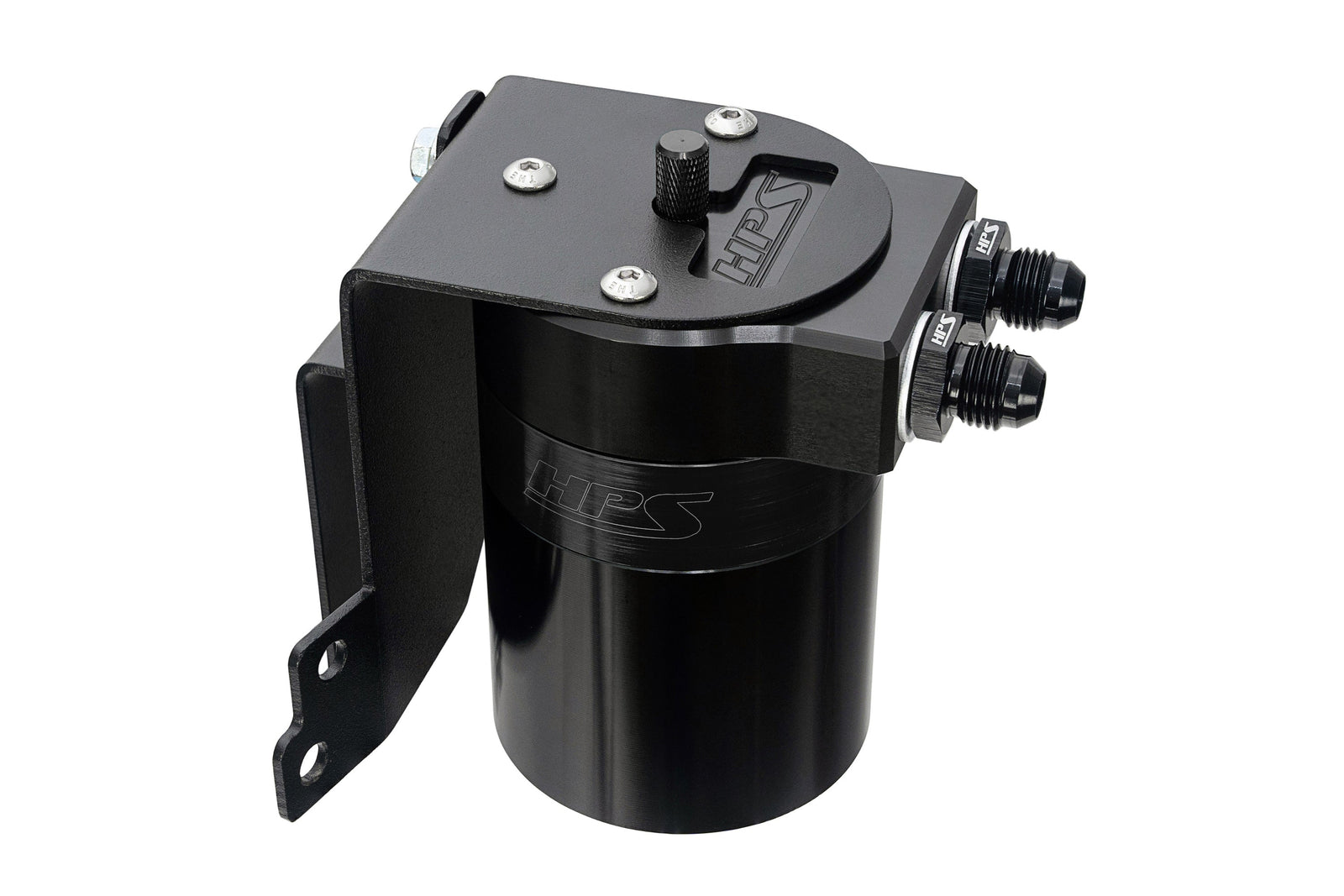 HPS-860-014WB HPS Black 147ML Oil Catch Can Tank Mount Bracket For 22+ Acura MDX Type-S 3.0