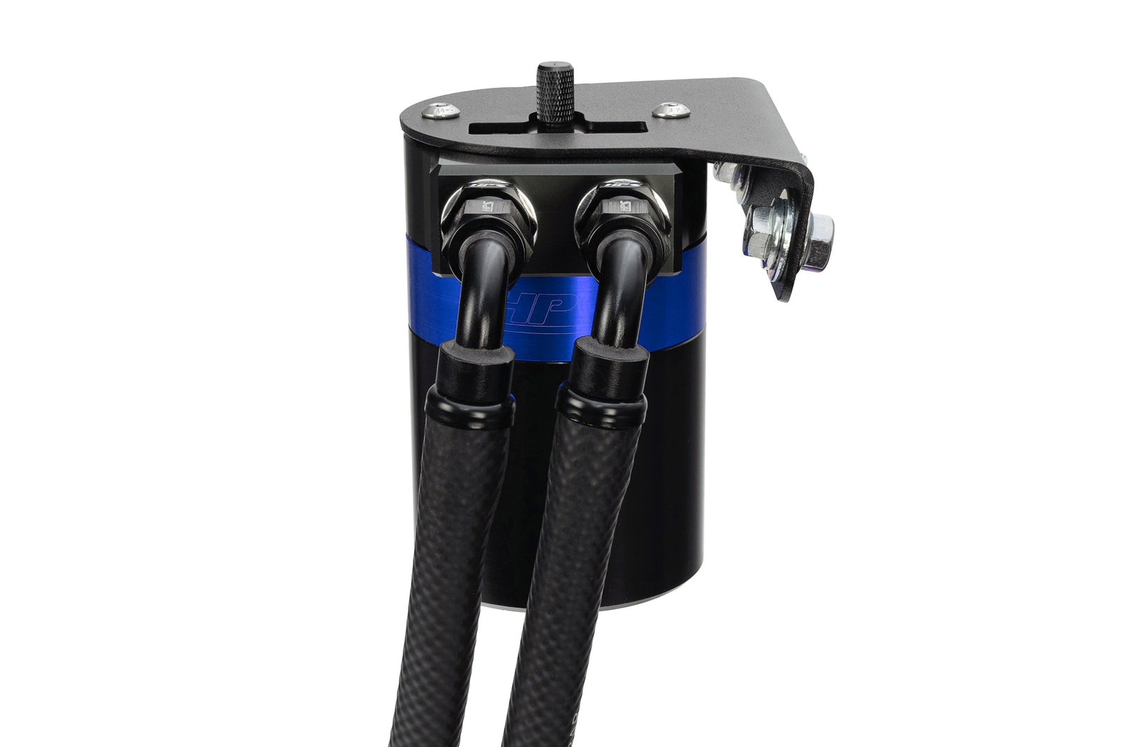 HPS-860-019BL HPS Blue 147ML Oil Catch Can Tank Mount Bracket For 03-09 Lexus GX470 J120