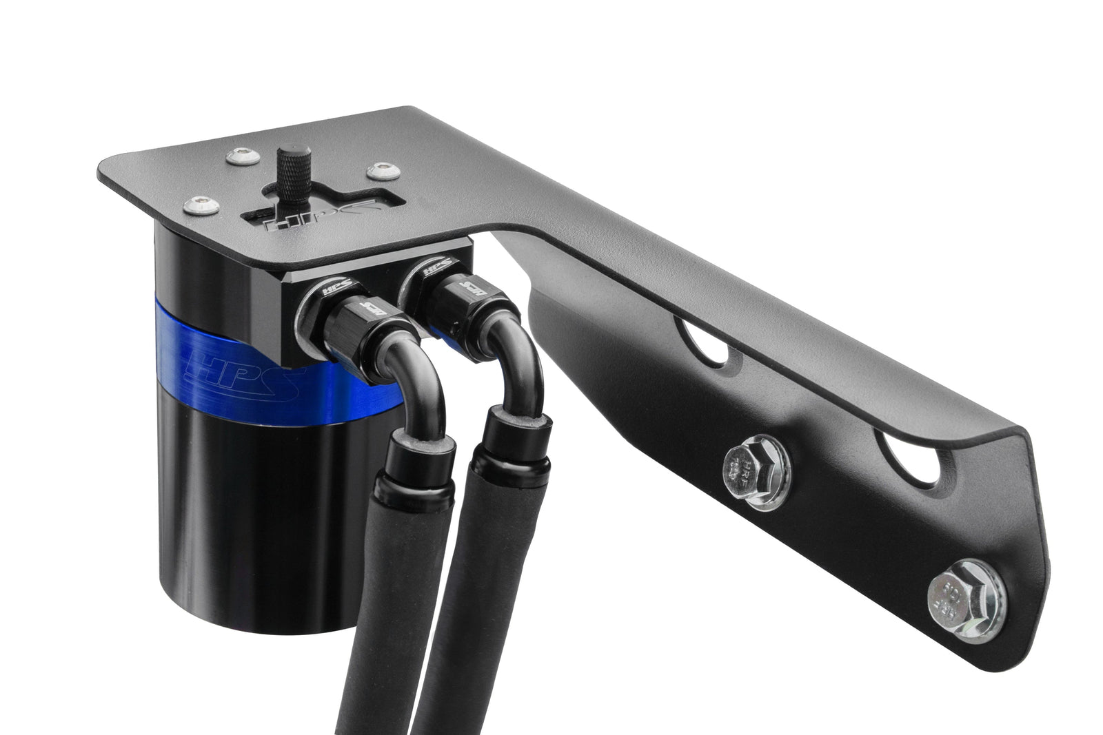 HPS 5FL OZ Aluminum Oil Catch Can Tank Mount Bracket Kit 16-23 Toyota Tacoma 3.5L V6 N300