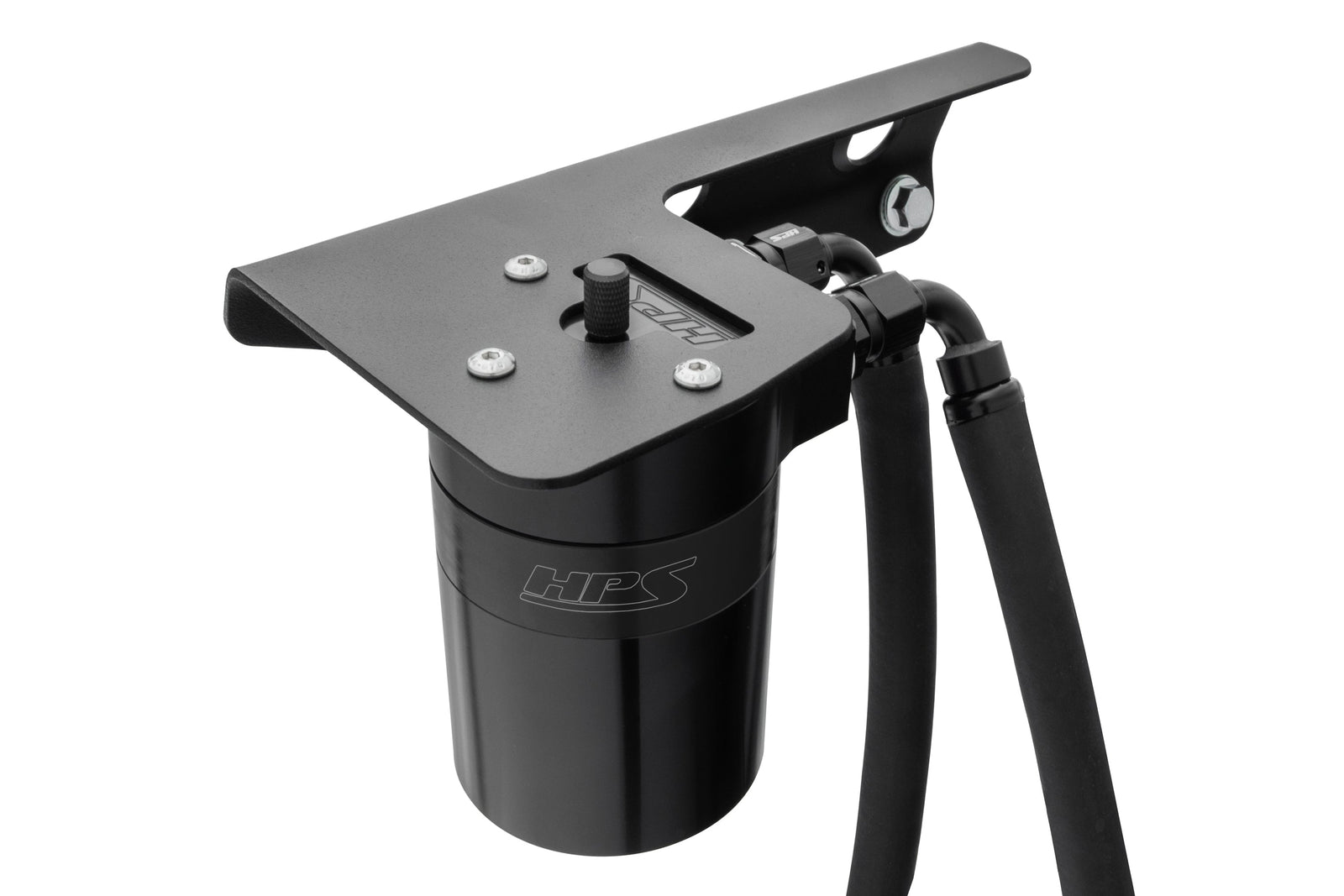 HPS 5FL OZ Aluminum Oil Catch Can Tank Mount Bracket Kit 16-23 Toyota Tacoma 3.5L V6 N300