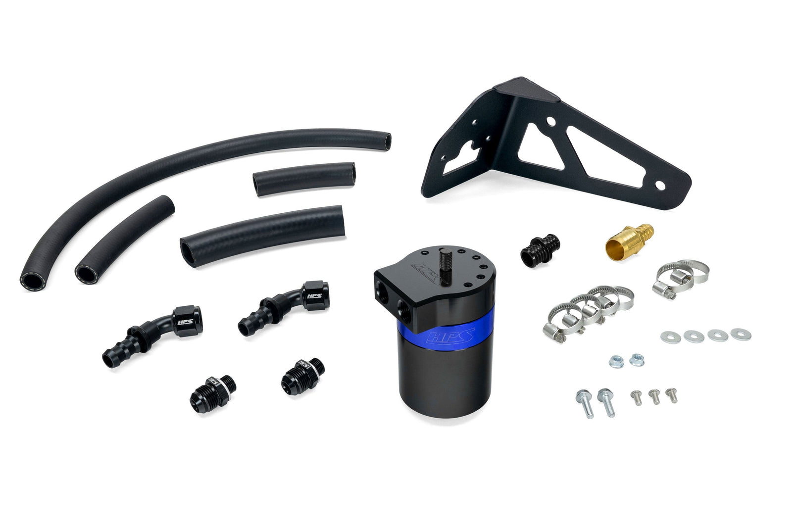 HPS 5FL OZ Oil Catch Can w/Mount Bracket For 21-22 Polaris RZR Turbo S & Turbo S4 / 16-20 RZR XP & XP 4