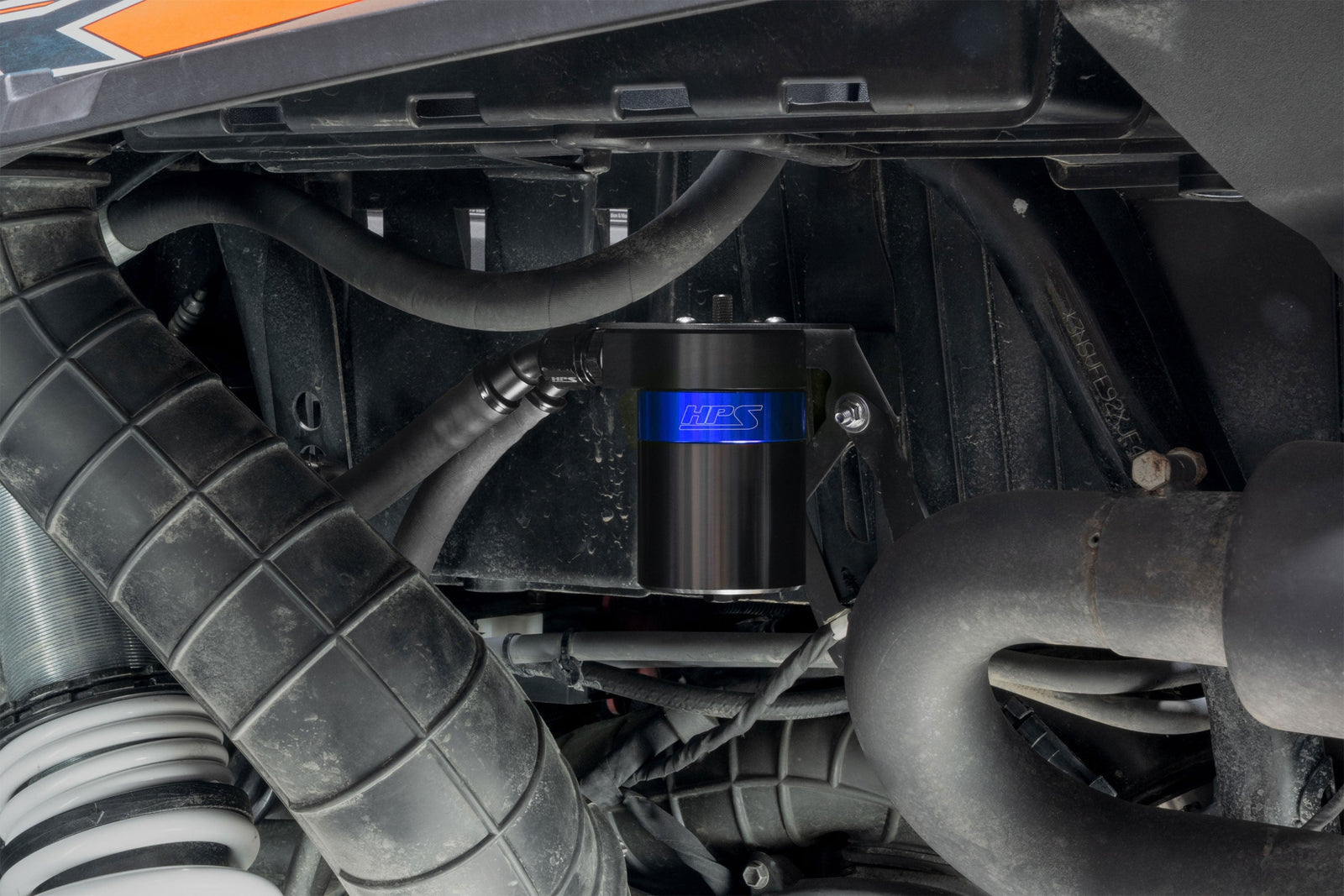 HPS 5FL OZ Oil Catch Can w/Mount Bracket For 21-22 Polaris RZR Turbo S & Turbo S4 / 16-20 RZR XP & XP 4