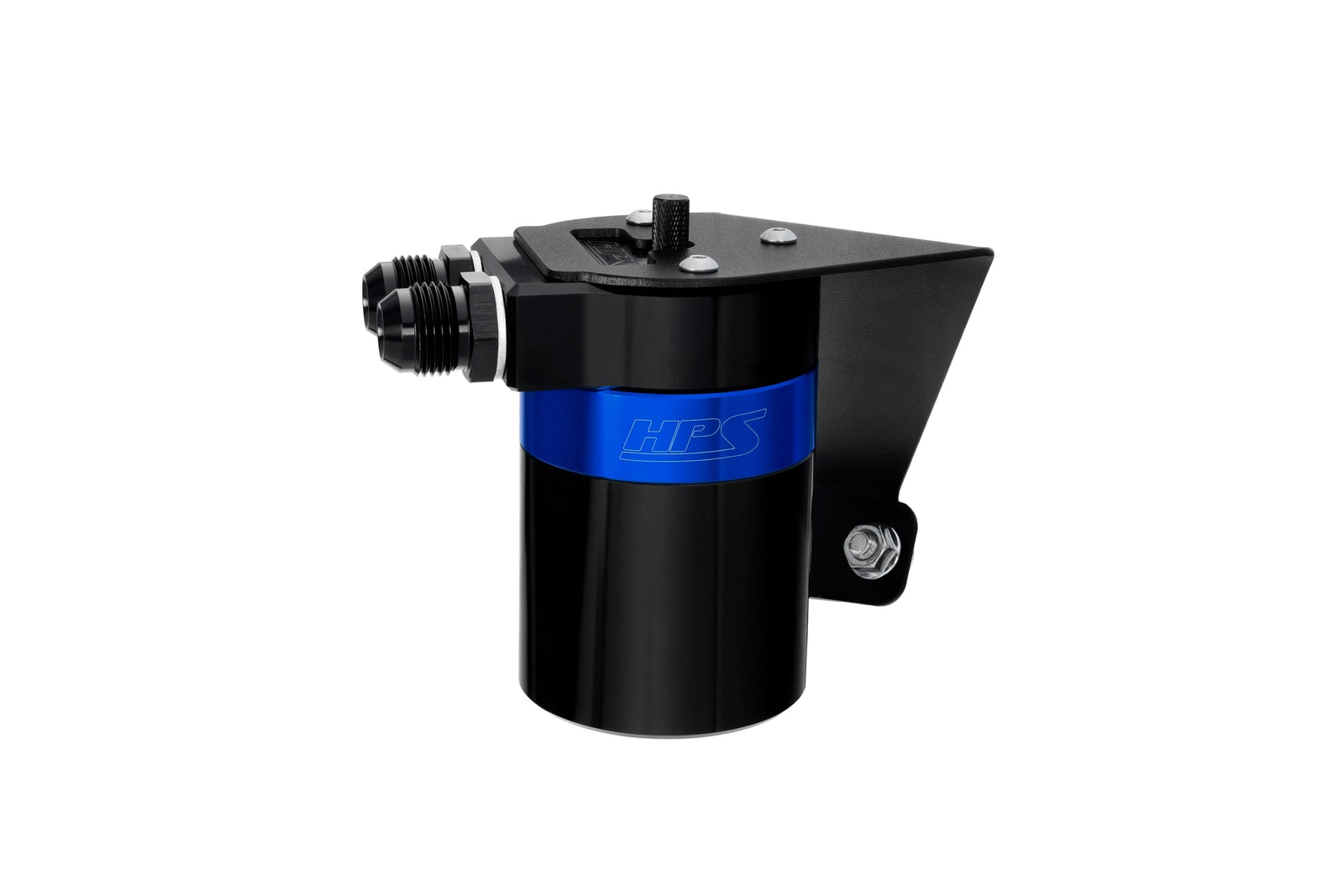 HPS-860-026BL HPS Black/Blue Catch Can+Mount Bracket For GEN2 22+ Subaru BRZ/Toyota GR86 FA24D