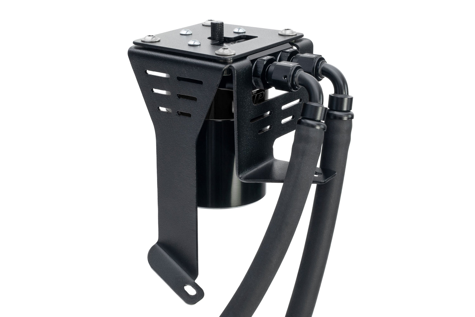 HPS-860-027WB HPS Black 147ML Oil Catch Can w/Mount Bracket For 12-15 Civic Si 2.4L K24Z7