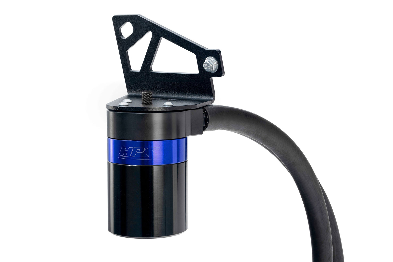 HPS-860-028BL HPS Blue 147ML Oil Catch Can Mount Bracket For 15-20 Ford F-150 2.7L 3.5L V6