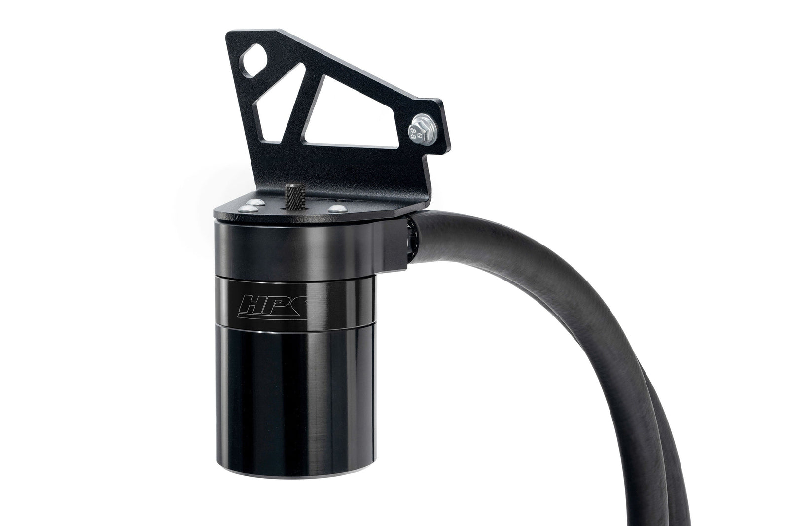 HPS-860-028WB HPS Black 147ML Oil Catch Can Mount Bracket For 15-20 Ford F-150 2.7L 3.5L V6