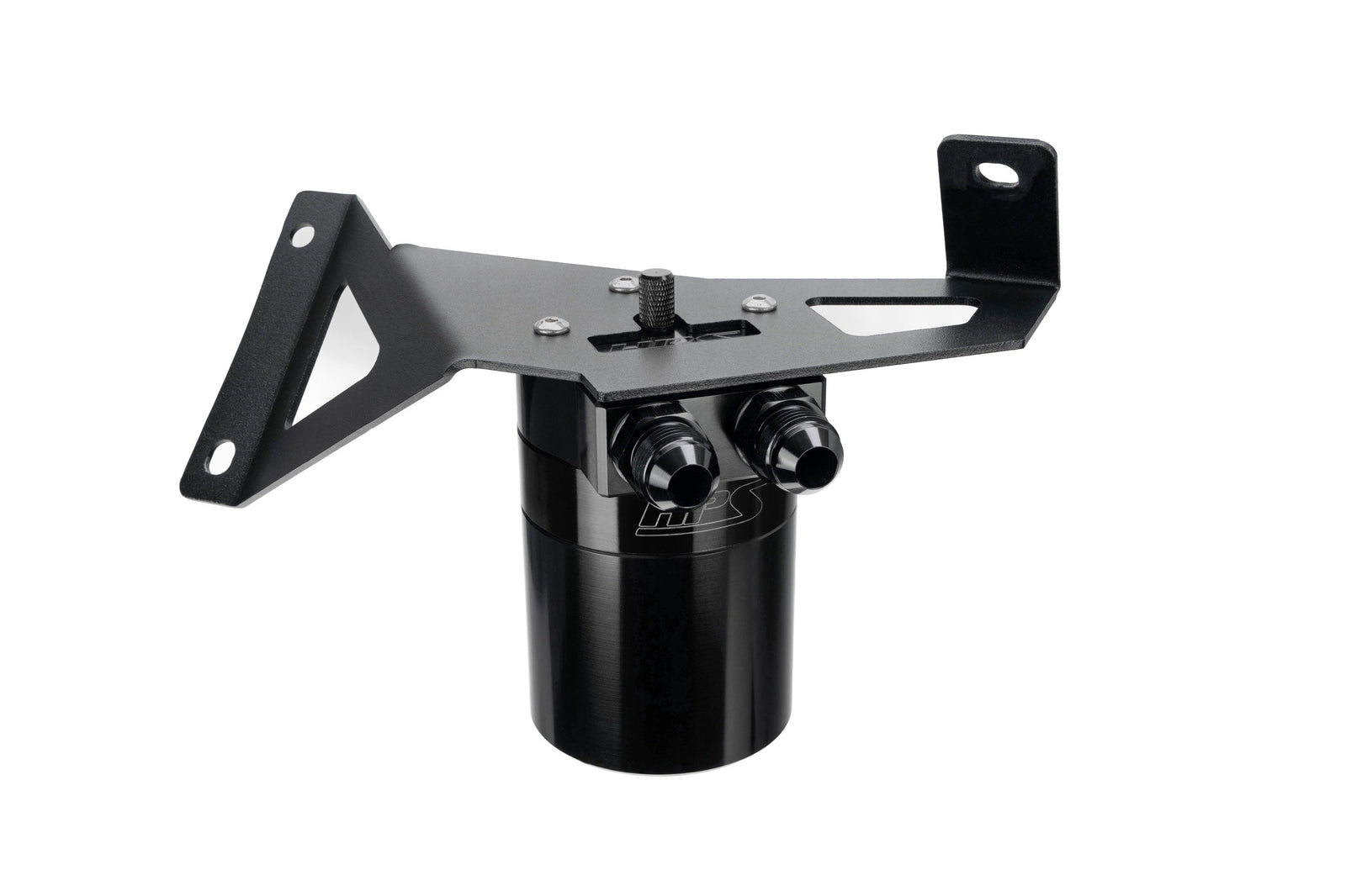 HPS-860-029WB HPS Black Oil Catch Can Mount Bracket For 18+ Crosstrek 17+ Impreza 2.0L 2.5L