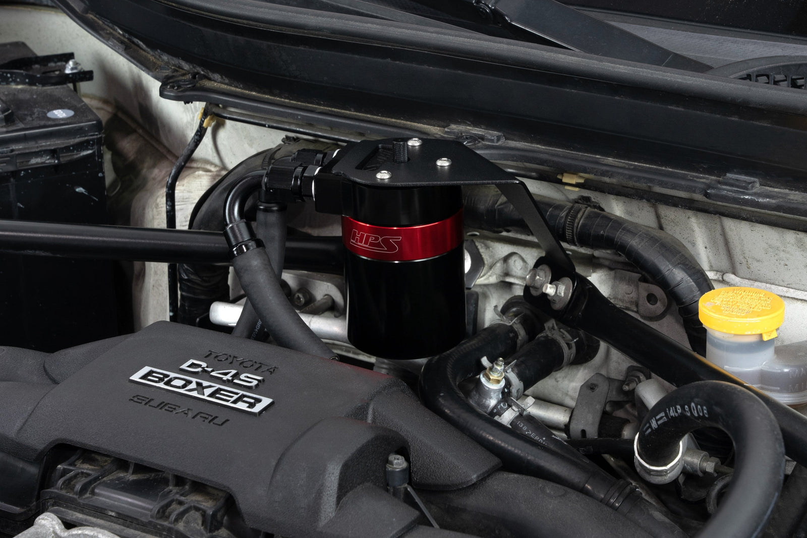 HPS-860-030 HPS Black/Red Catch Can+Mount Bracket For GEN1 13-20 FR-S/BRZ ZC6/Toyota 86 ZN6