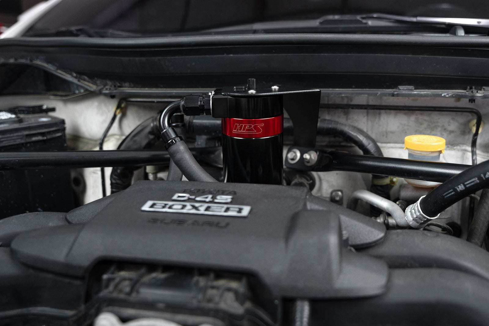 HPS-860-030 HPS Black/Red Catch Can+Mount Bracket For GEN1 13-20 FR-S/BRZ ZC6/Toyota 86 ZN6