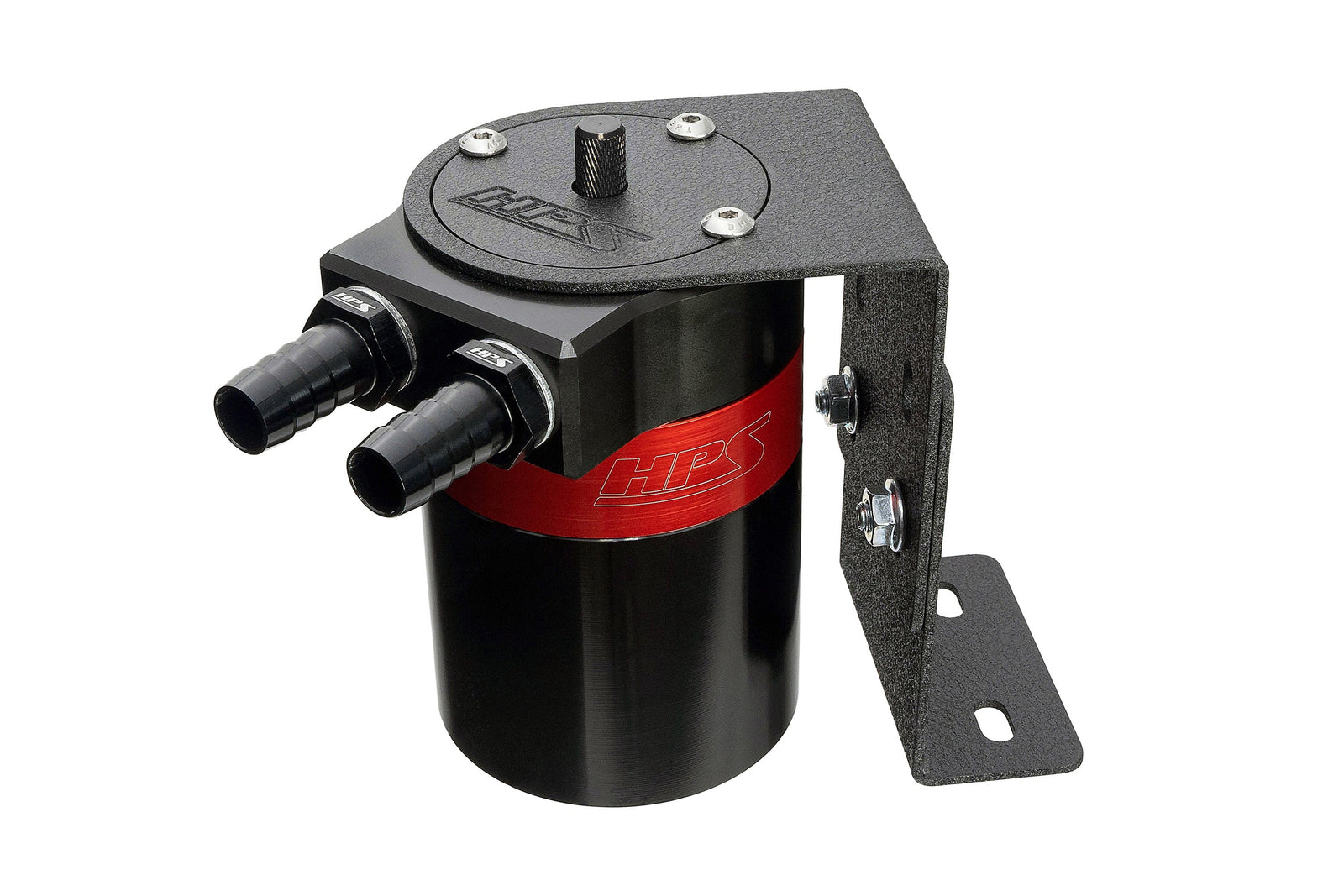HPS Universal Aluminum Oil Catch Tank Kit (147ML) Fit to 5/8" Barb Adapter