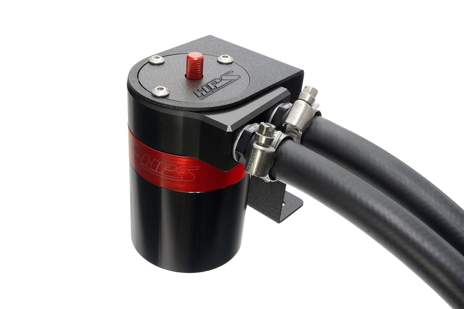 HPS Universal Aluminum Oil Catch Tank Kit (147ML) Fit to 5/8" Barb Adapter