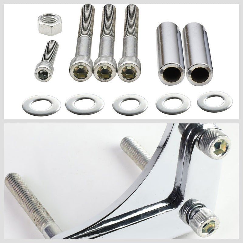 Aluminum Low Mount Alternator Bracket For 55-68 Small Block SBC V8 Short Water Pump BFC-ALTBRK-7758
