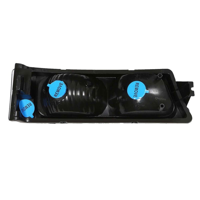 Turn Signal Bumper Light Black/Clear Lens/Amber For 03-07 Silverado/Avalanche