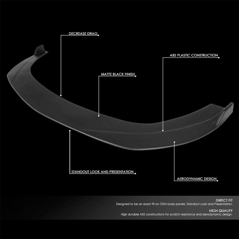 Splitter Style Front Bumper Lip Chin Splitter Body Kit For 15-17 Ford Mustang