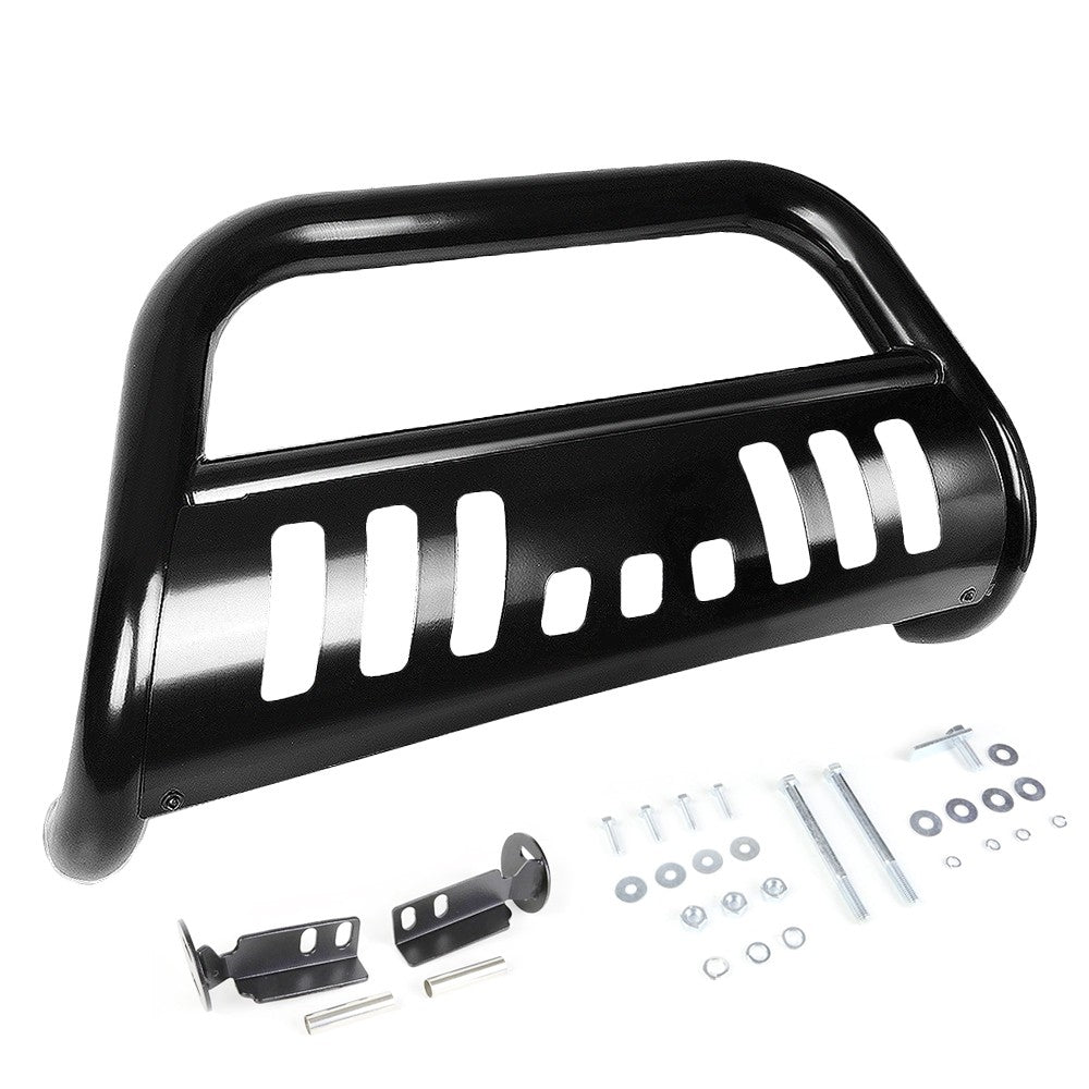 Black Bull Bar Bumper Grille Guard Skid Plate For Chevy 07-13 Silverado 1500