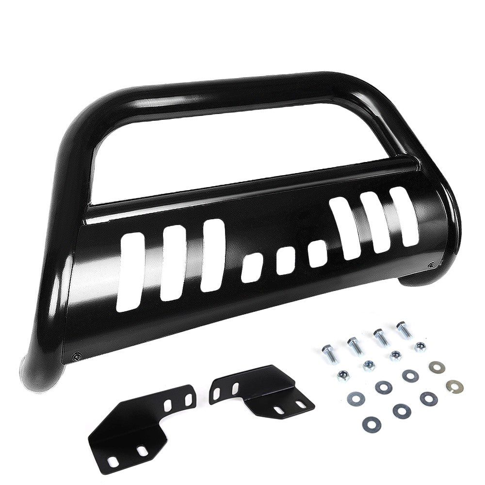 Black Bull Push Bar Bumper Grille Guard Skid Plate Kit For 07-21 Tundra/Sequoia