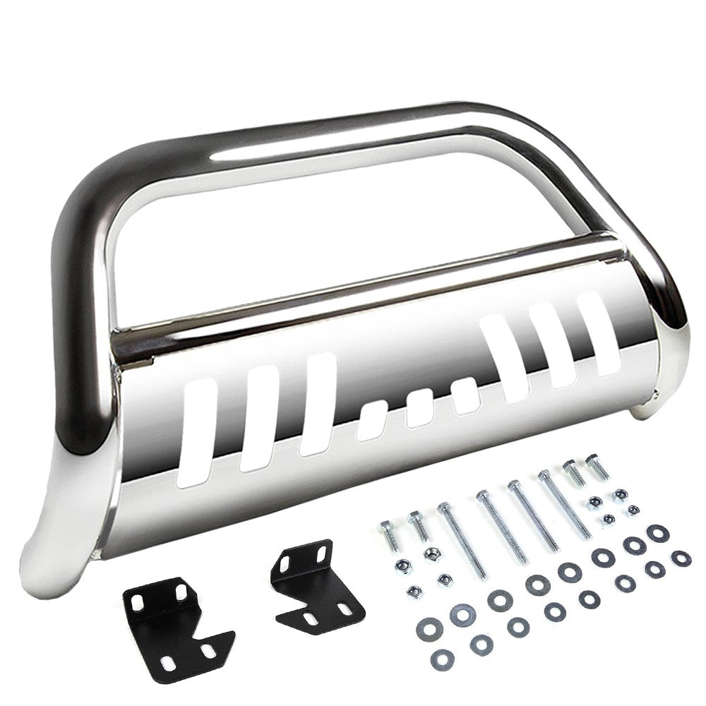 Chrome Bull Bar Push Bumper Grille Guard Skid Plate For Toyota 07-14 FJ Cruiser