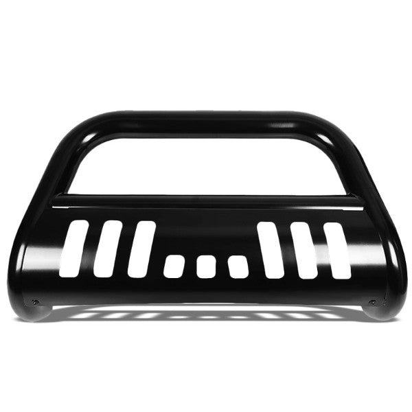 Black Bull Bar Bumper Grille Guard Skid Plate For 16-17 Toyota Tacoma Truck