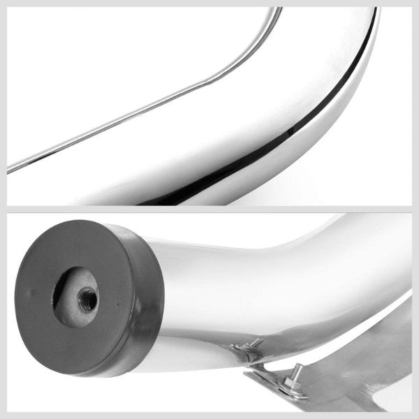 Chrome Bull Bar Bumper Grille Guard Skid Plate For 16-17 Toyota Tacoma Truck