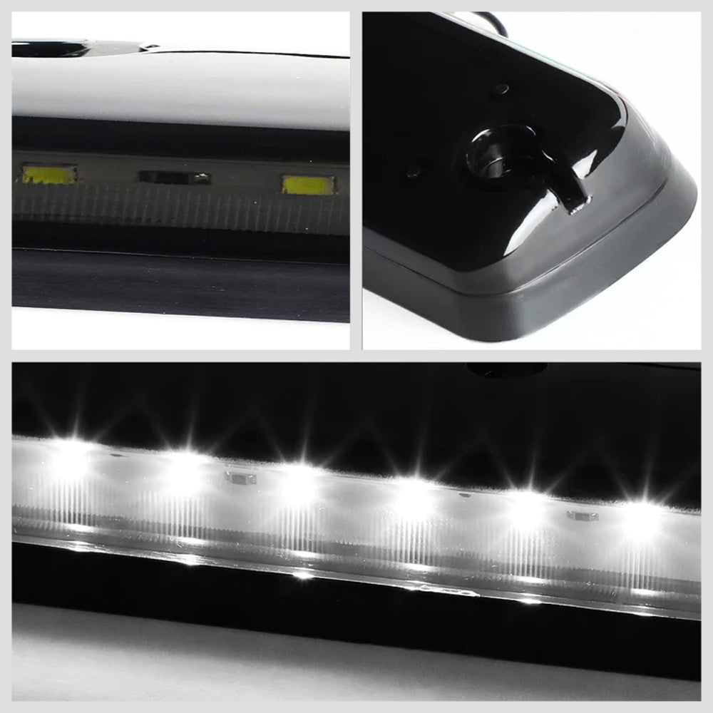 Smoked House&Len/White LED Roof Top Light Cab Lamp For 07-13 Silverado/Sierra