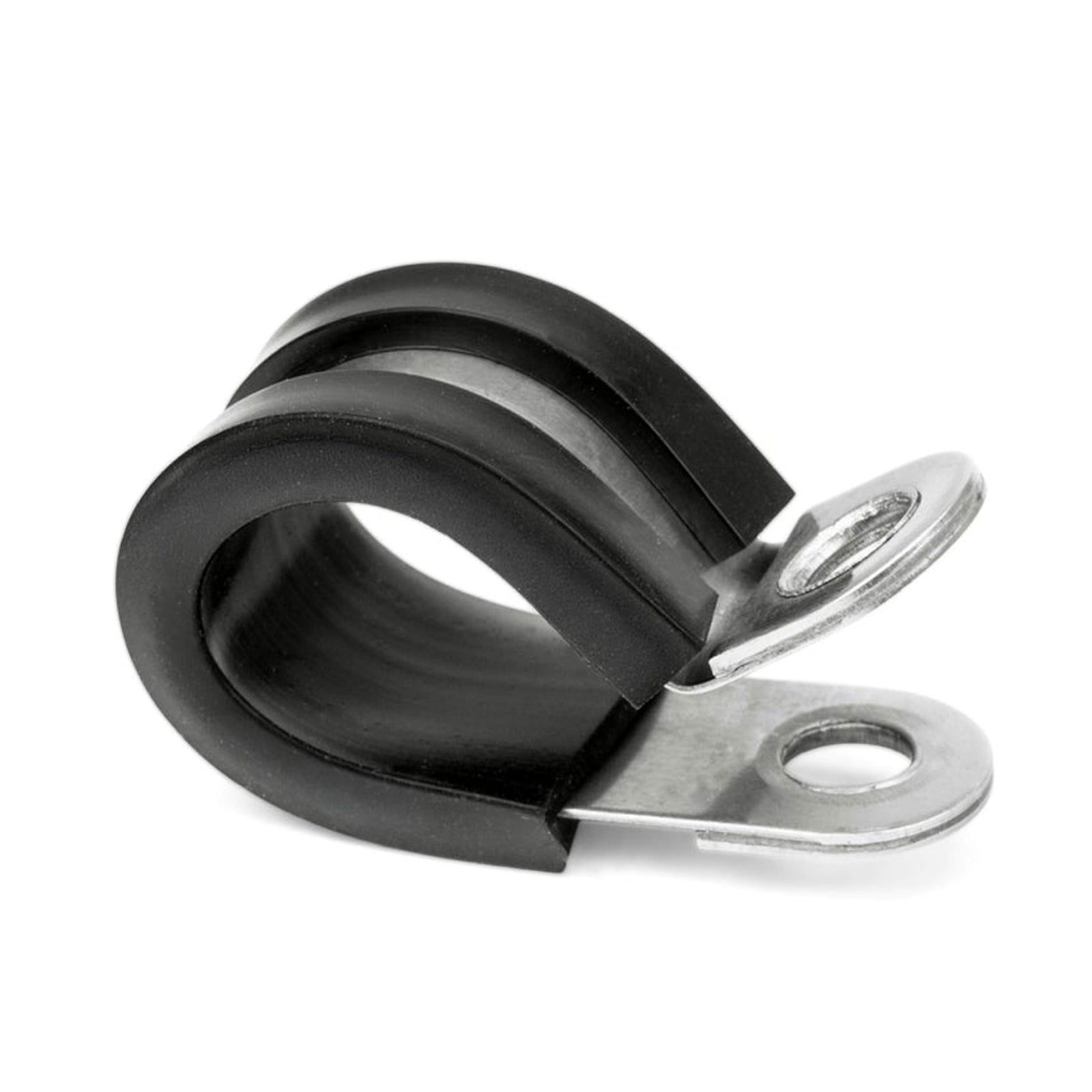 EPCC-005 1X HPS 5mm ID Stainless Steel / EPDM Cushion Loop Clamp for Tube Wire Hose