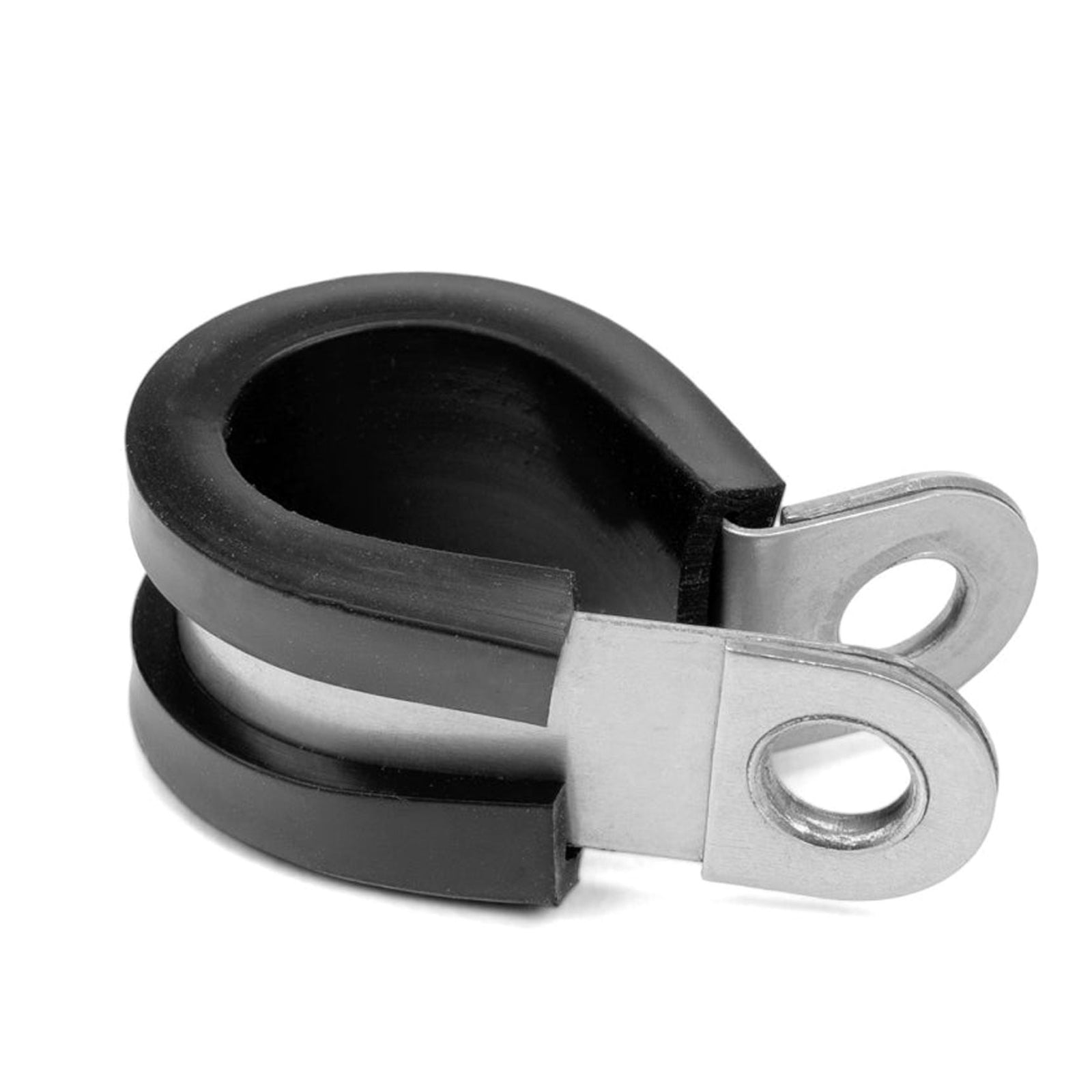 EPCC-005 1X HPS 5mm ID Stainless Steel / EPDM Cushion Loop Clamp for Tube Wire Hose