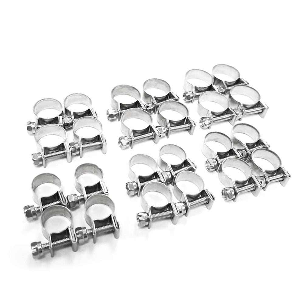 24PCs HPS Fuel Injection Hose Clamp Assortment Set FIC-SET6-1116 FIC-SET6-1116