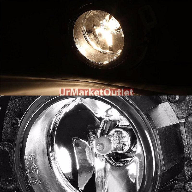 Clear Lens Chrome Housing Fog Light/Lamp For Nissan 08-15 Frontier 05-15 Xterra