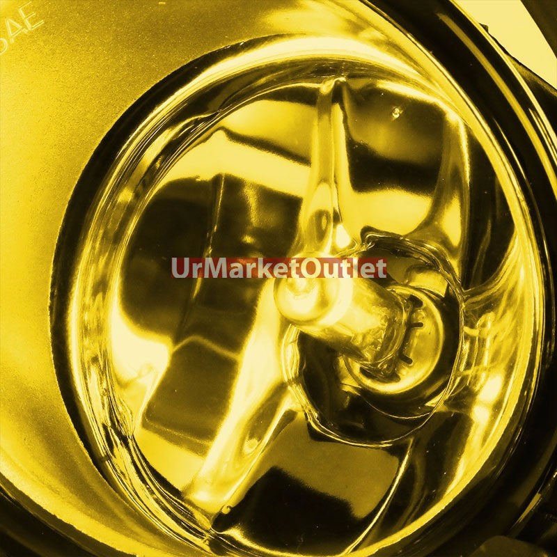 Yellow Amber Lens Front Bumper Fog Light Lamp+Bulb For 08-10 Altima D32 Coupe