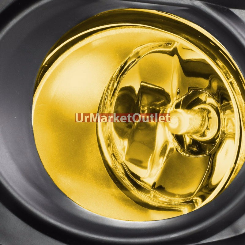 Yellow Lens Front Bumper Replacement Fog Light+Bulb For Toyota 12-16 Tacoma