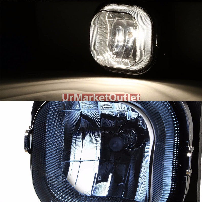 Smoke Lens Chrome Housing Fog Light/Lamp For 05-07 F250/350/450/550 SuperDuty