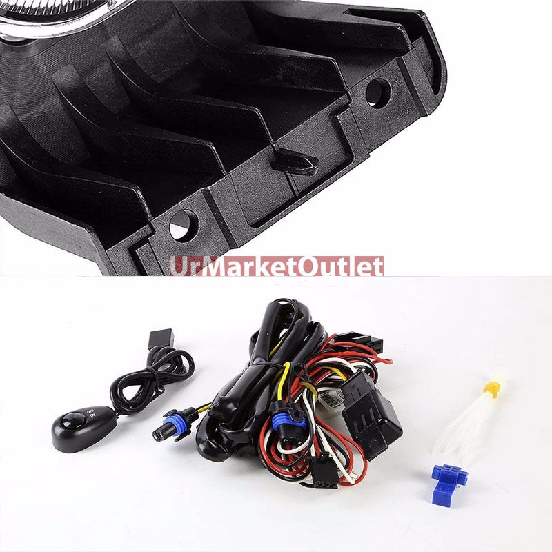 Smoke Lens Chrome Housing Fog Light/Lamp For 05-07 F250/350/450/550 SuperDuty