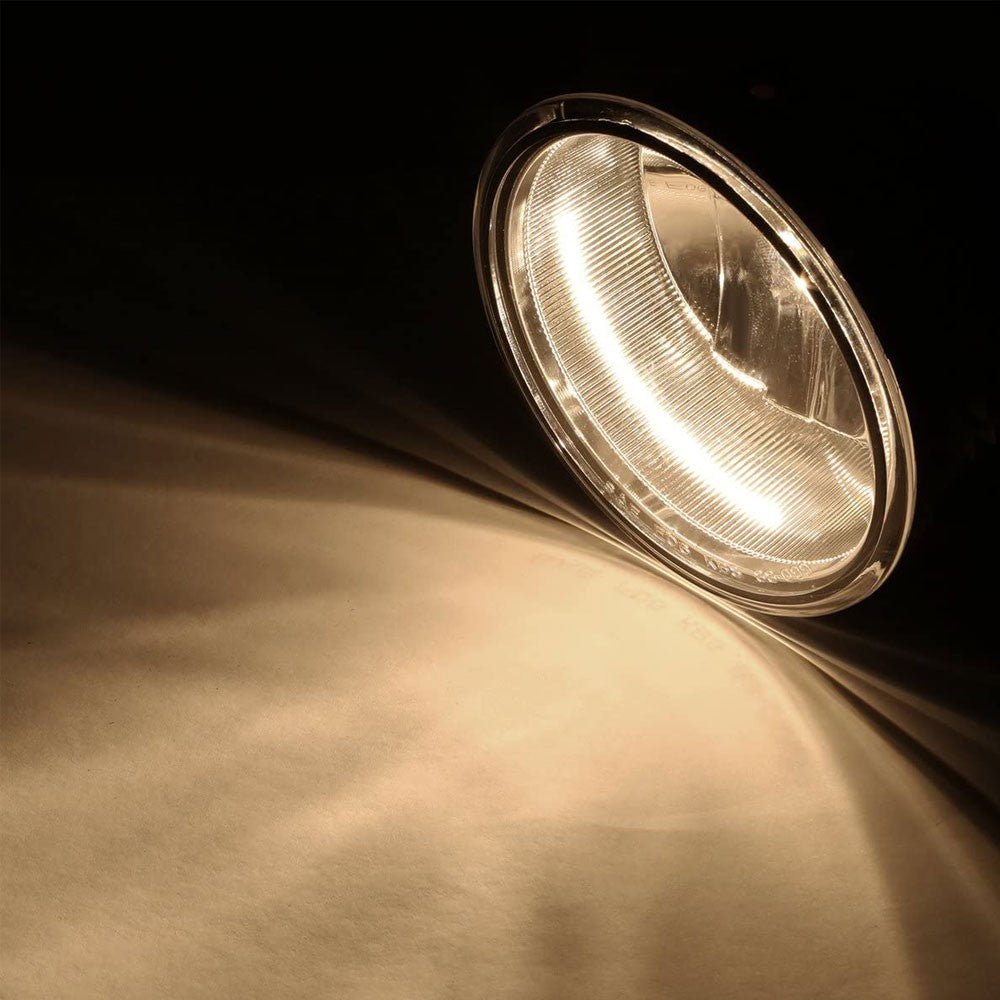 Smoke Lens Bumper Reflector Fog Light Replacement Kit For 06-10 FORD F-150