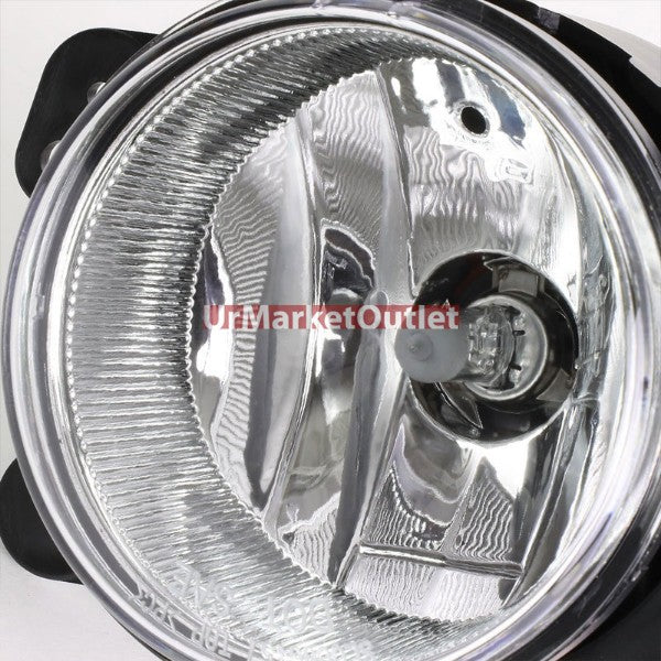 Clear Lens Front Bumper Fog Light Lamp+Bulb+Switch For Jeep 07-18 Wrangler