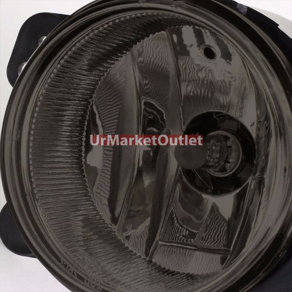Smoke Lens Front Bumper Fog Light Lamp+Bulb+Switch For Jeep 07-18 Wrangler