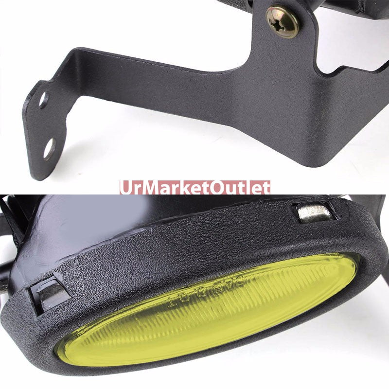 Amber Lens Chrome Housing Front Bumper Fog Light/Lamp Kit For Honda 06-08 Civic