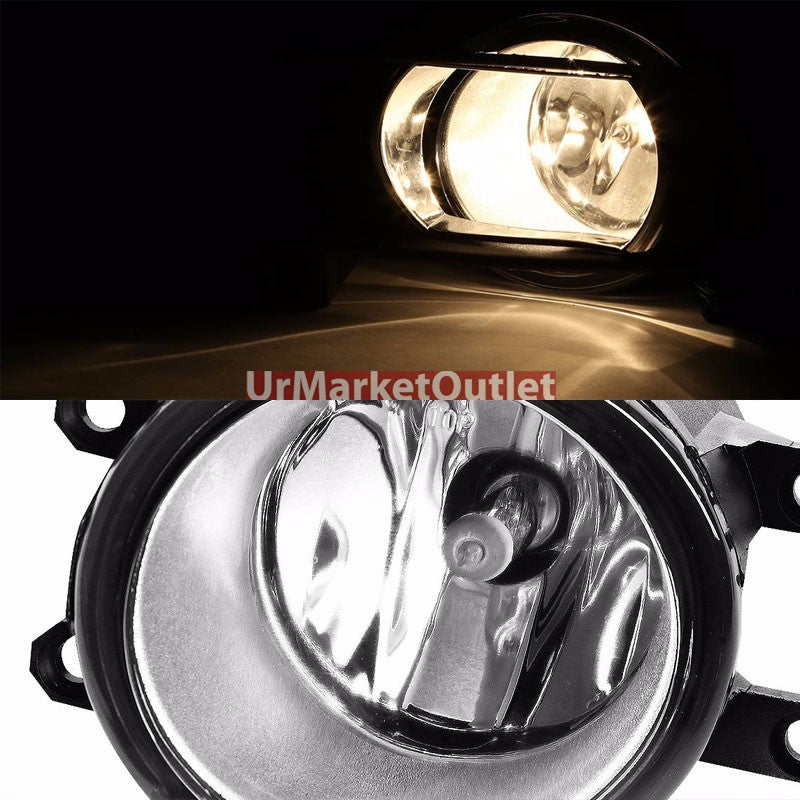 Clear Lens Chrome Housing Front Bumper Fog Light/Lamp For Toyota 07-09 Camry
