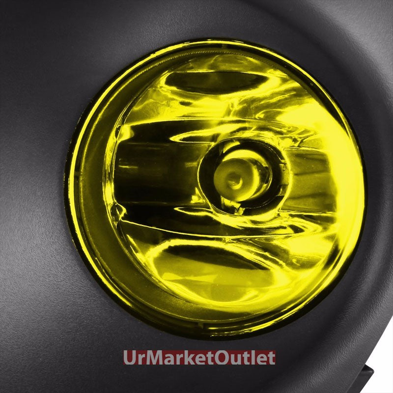Yellow Lens Front Bumper Fog Light Lamp+Bezel+Bulb+Switch For 07-11 Versa C11